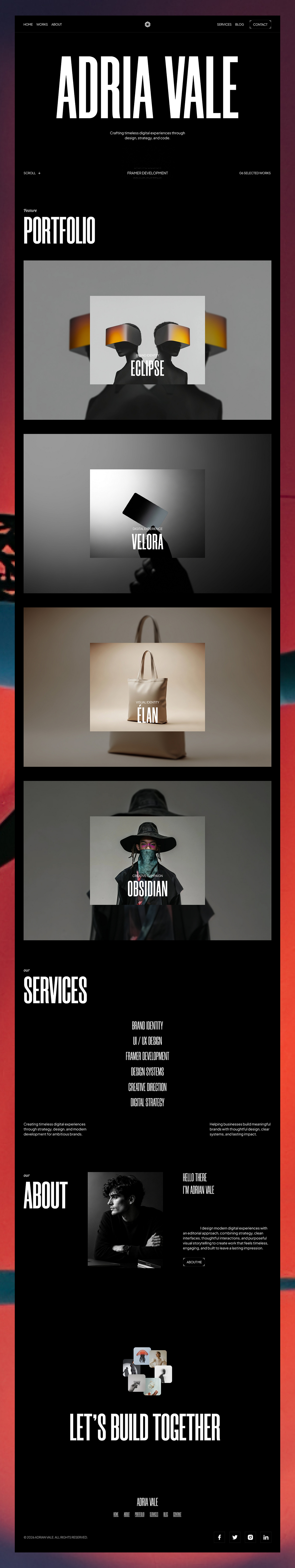 Adria Vale — Personal Portfolio & Creative Studio Image 3