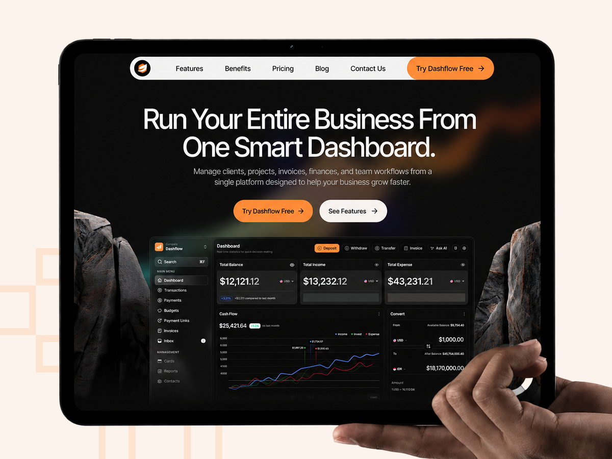 SaaS Startup website design Image 3
