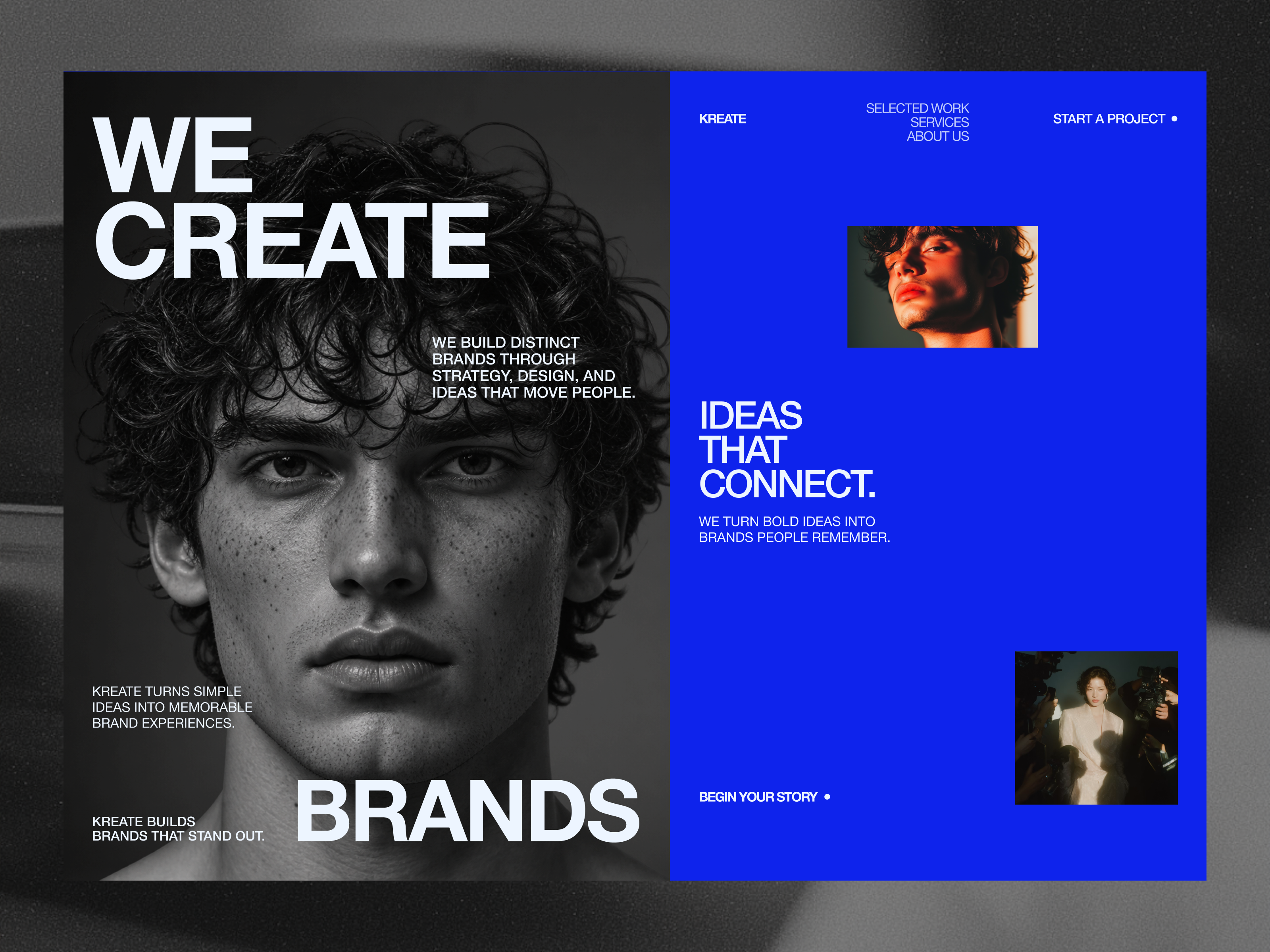 KREATE STUDIO — Website Template for Framer