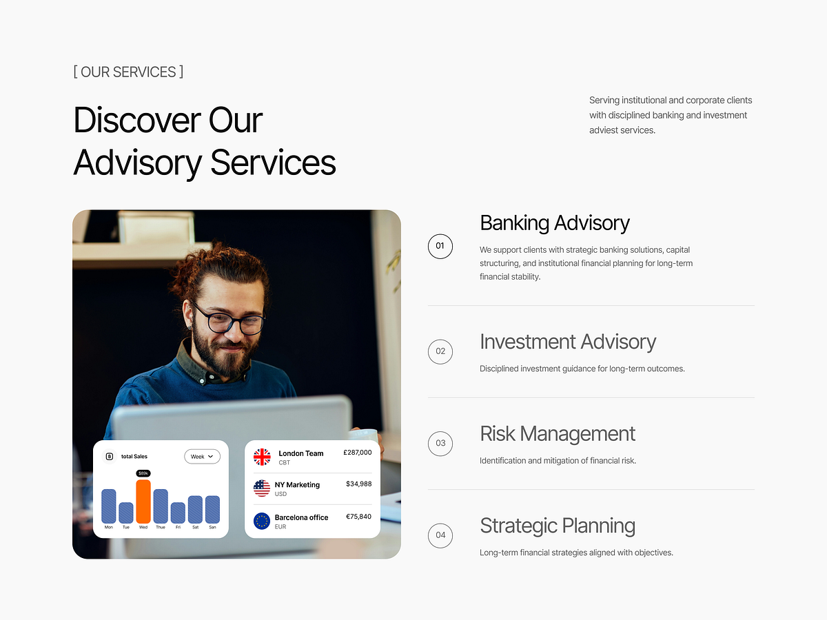 Adviest — Business Consultation Landing Page Image 3
