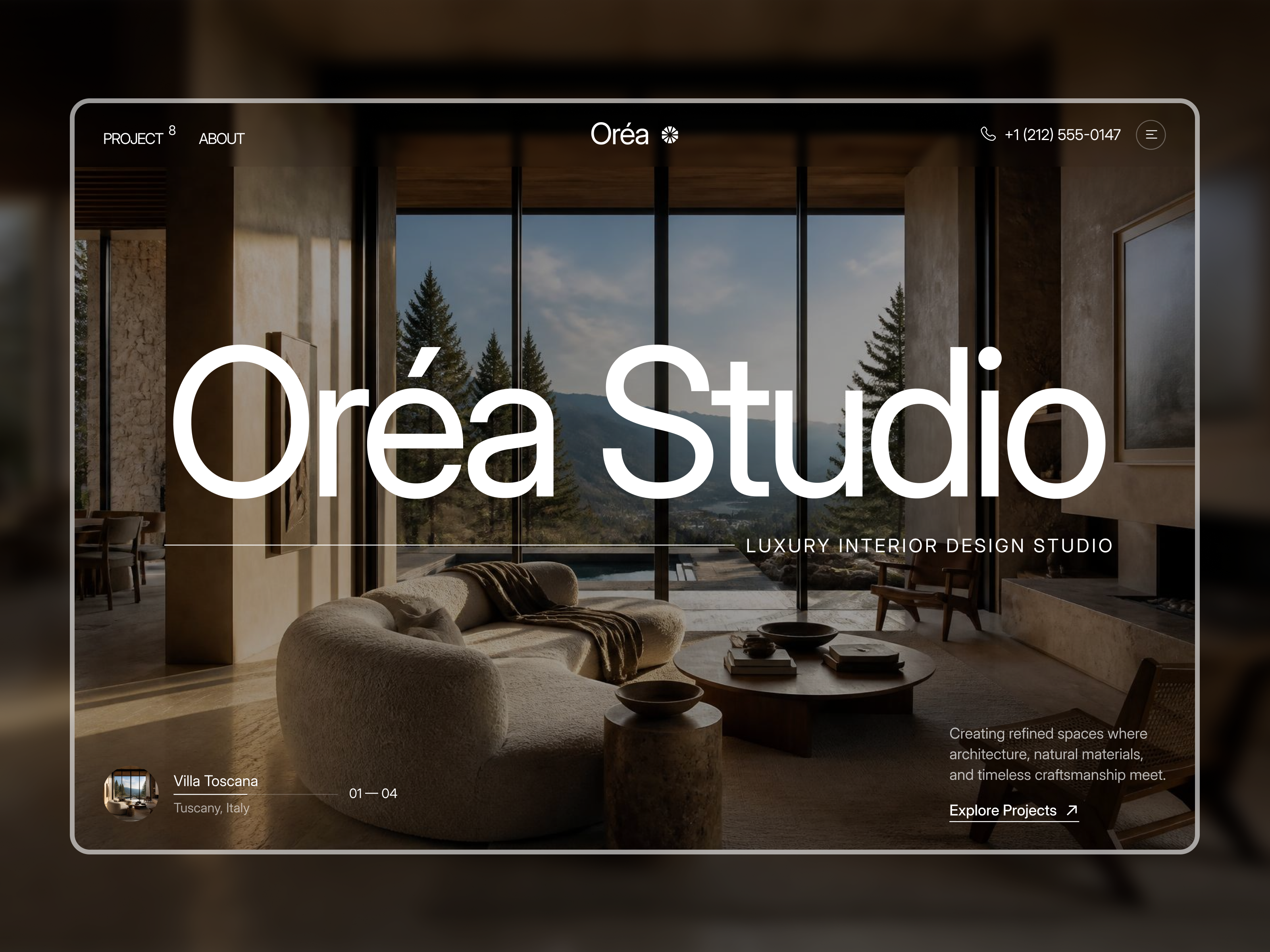 Oréa — Website Template for Framer