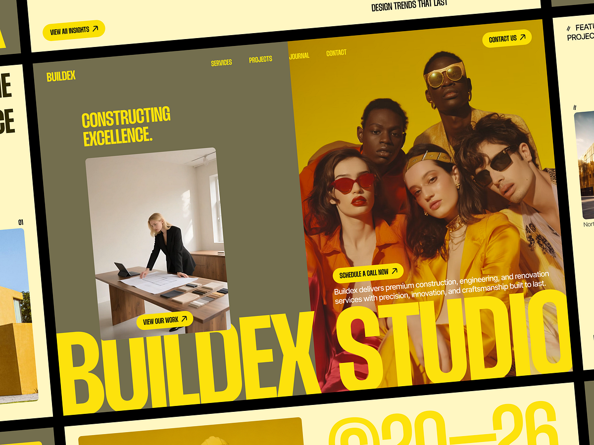 Buildex — Construction & Building Agency Website Image 0
