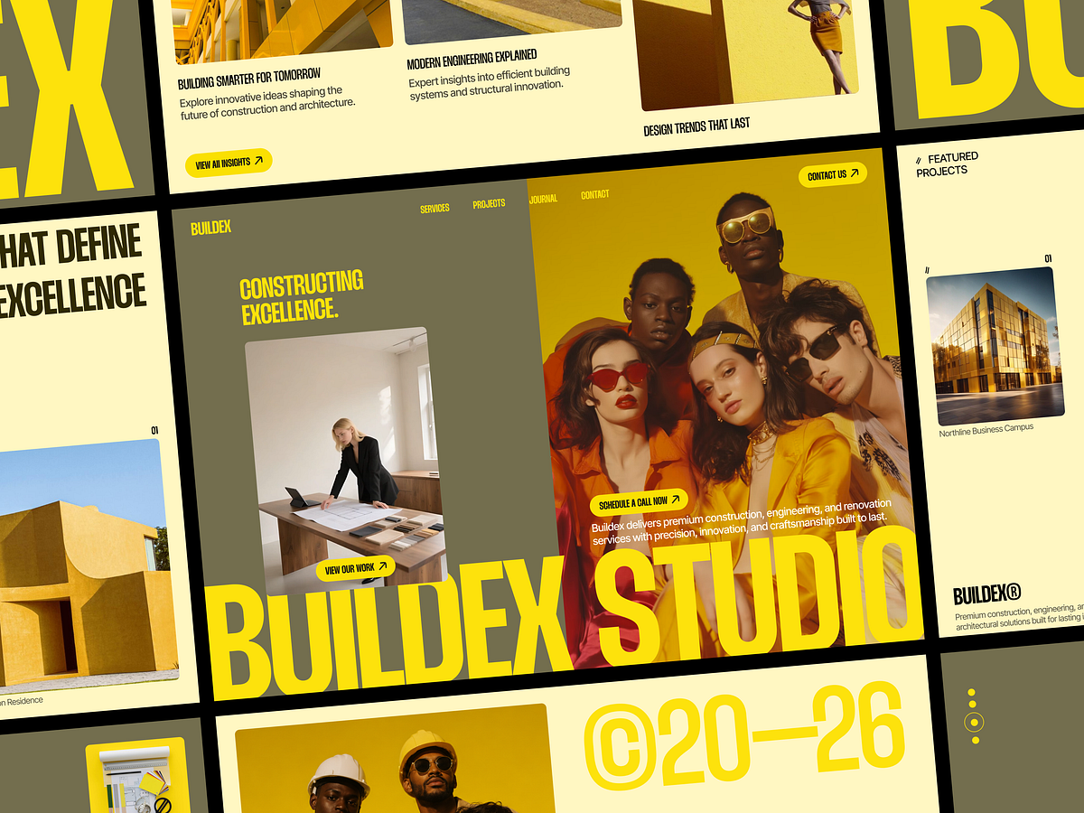 Buildex — Construction & Building Agency Website Image 1