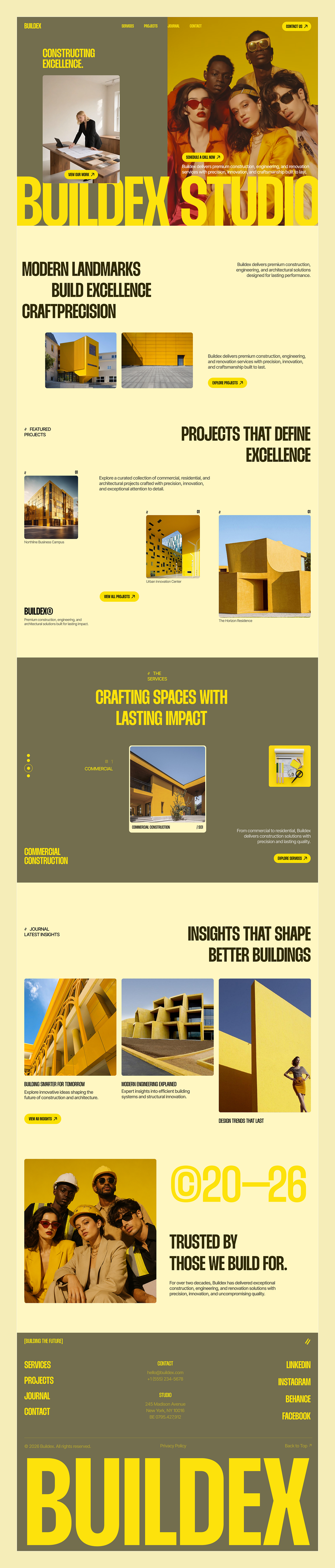 Buildex — Construction & Building Agency Website Image 3