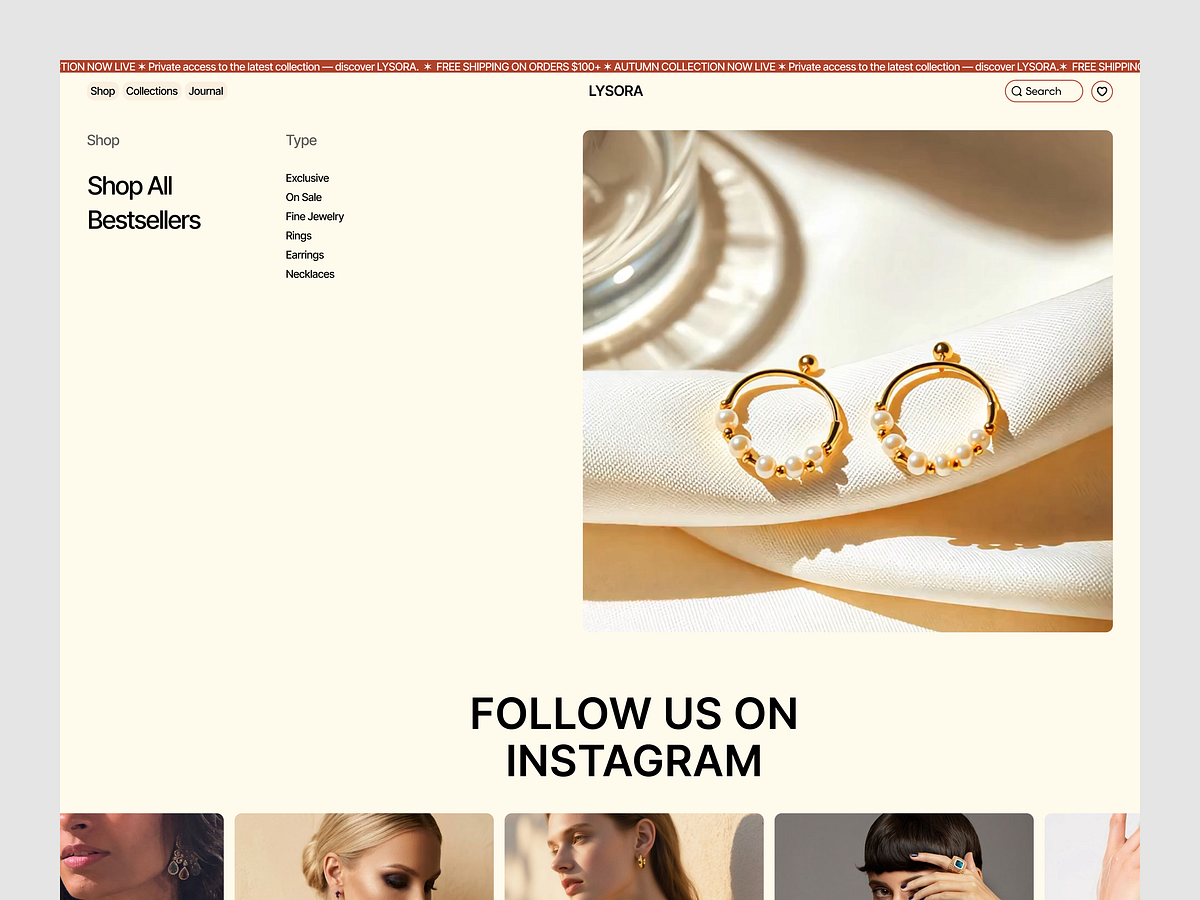 Premium Jewelry E-Commerce Website Image 3