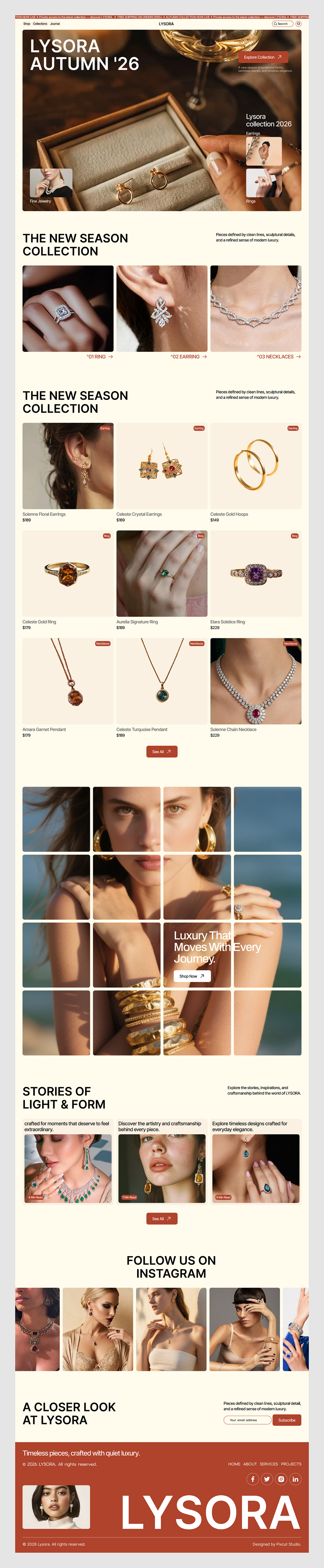 Premium Jewelry E-Commerce Website Image 4