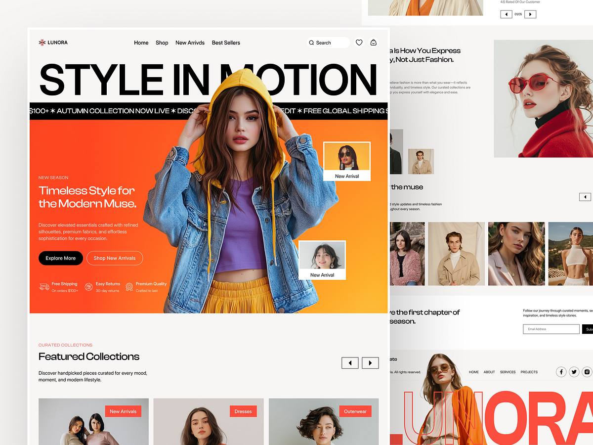 Fashion E-commerce Website Design