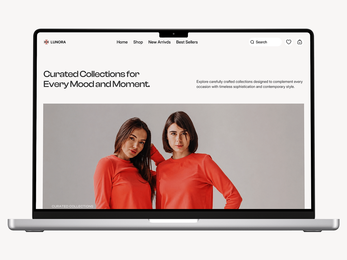 Fashion E-commerce Website Design Image 2