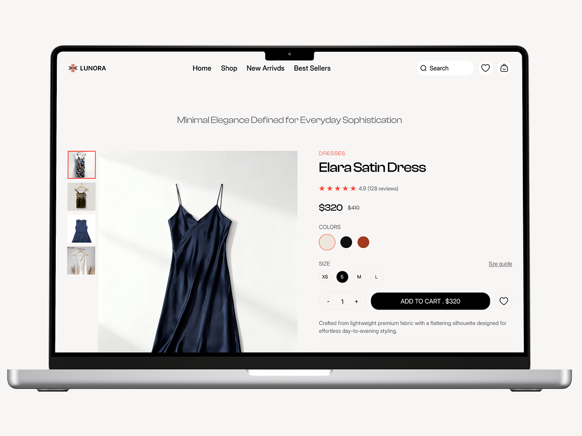 Fashion E-commerce Website Design Image 4