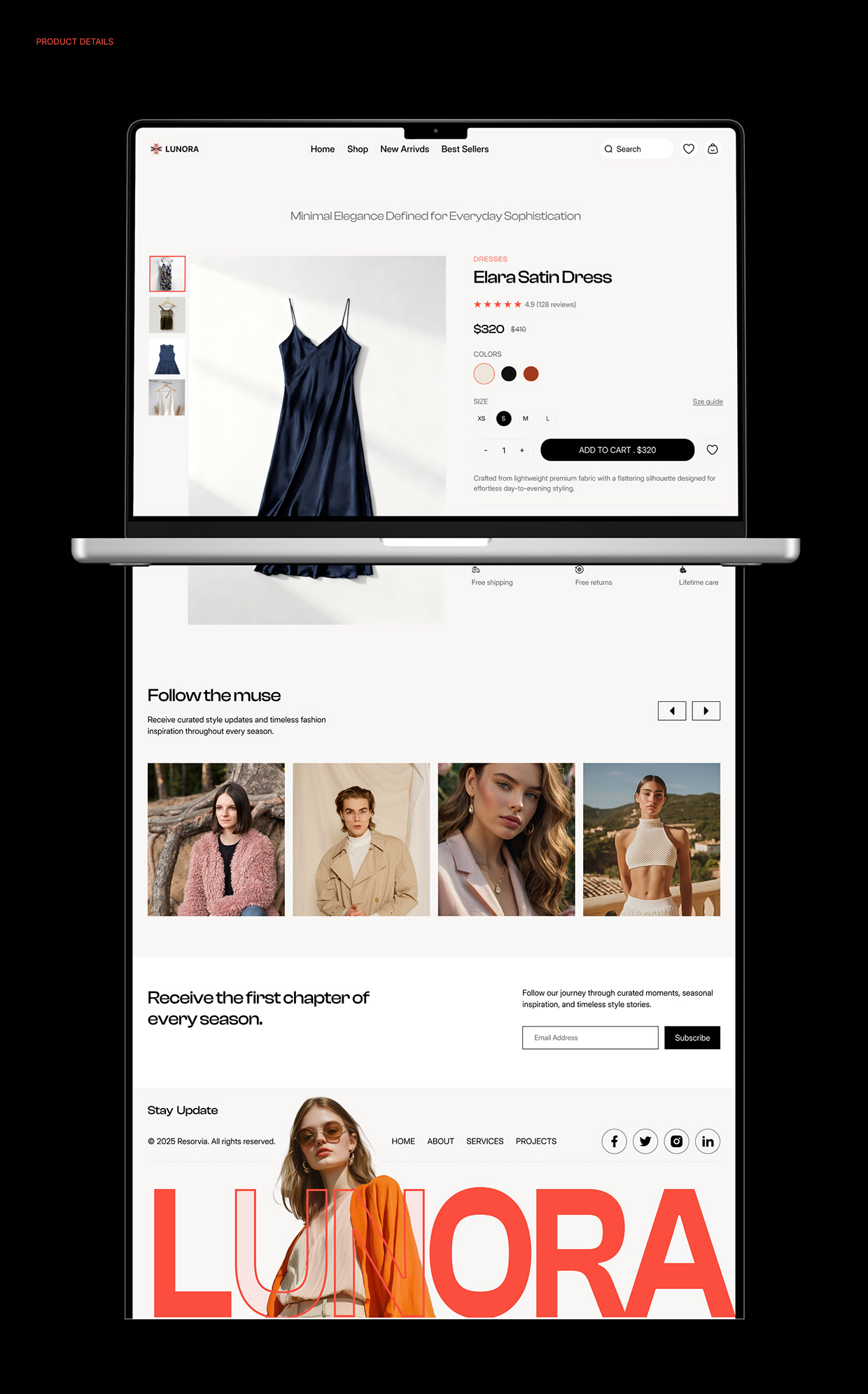 Lunora — Modern Fashion E-commerce Website Image 7