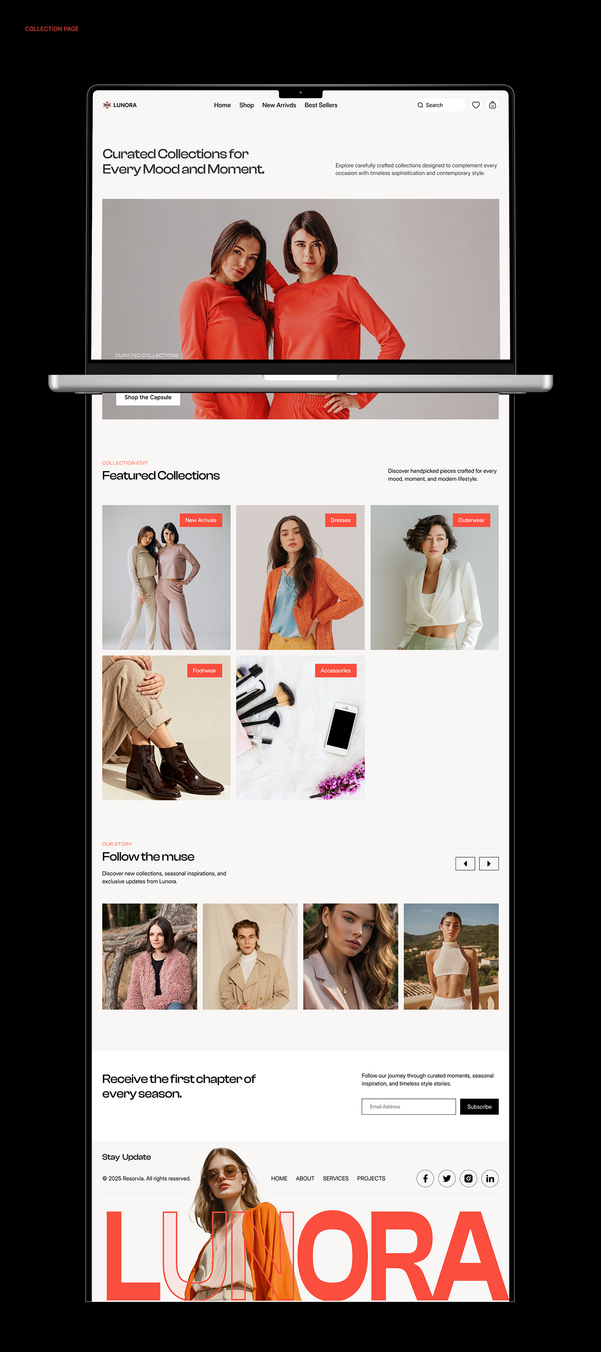 Lunora — Modern Fashion E-commerce Website Image 9