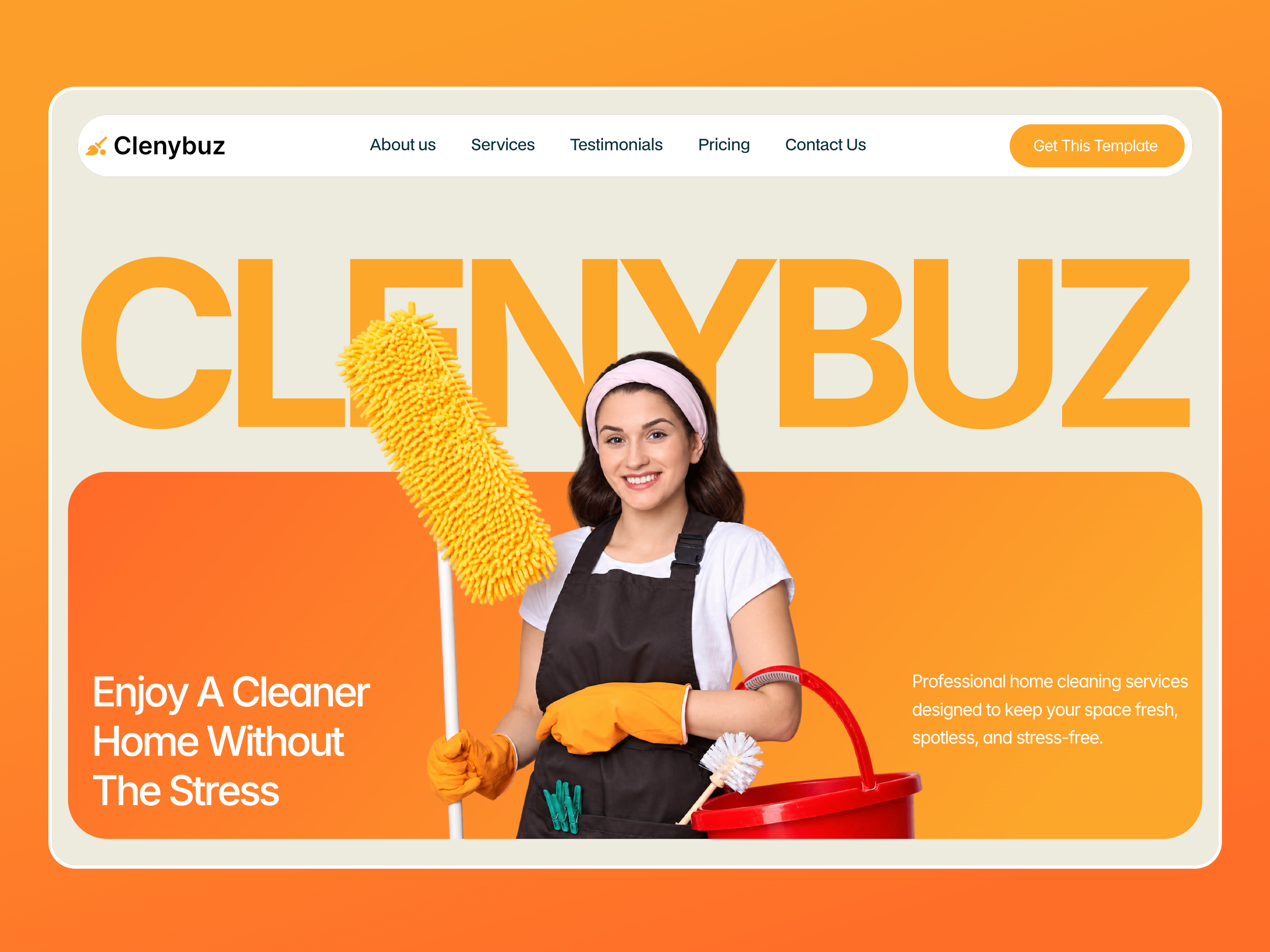 Clenybuz — Free Website Template for Framer