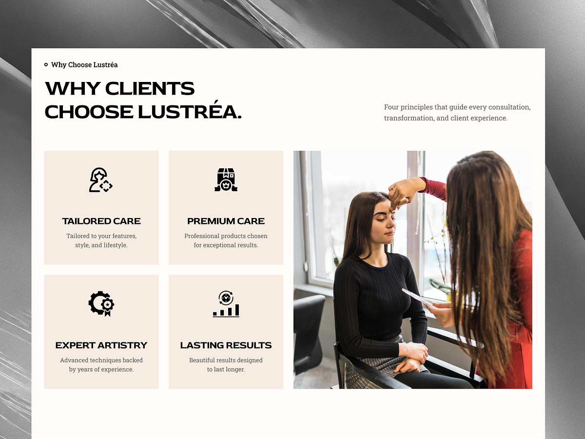 Beauty & Wellness Website Design Image 1