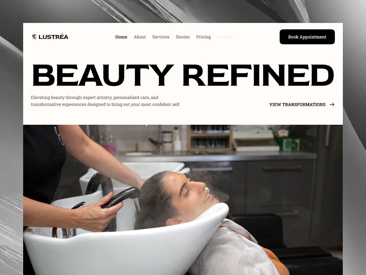Beauty & Wellness Website Design Image 3