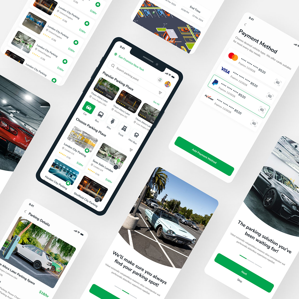 Car Parking Mobile App UI/UX Design Image 4