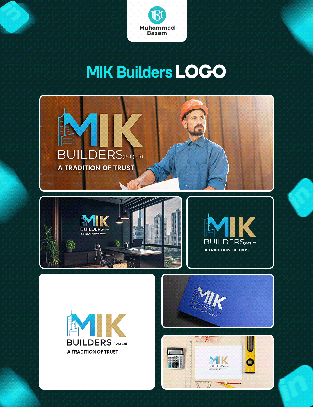 LOGO & Letterhead Design for MIK Builders Image 0