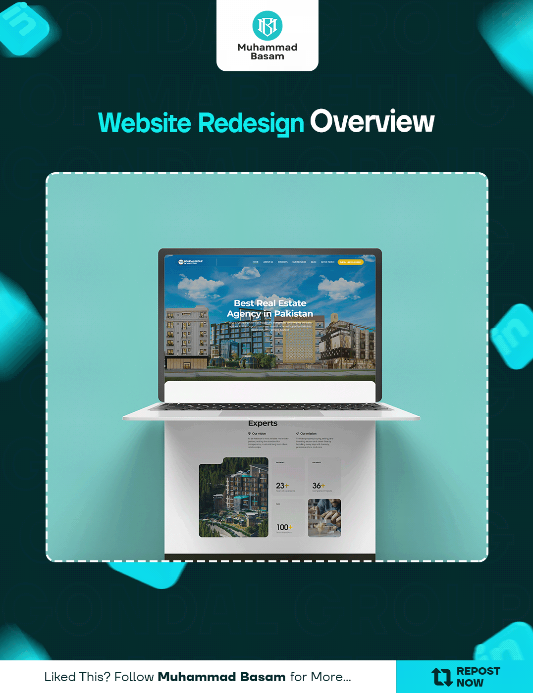 Gondal Group Website Redesign Project Image 0