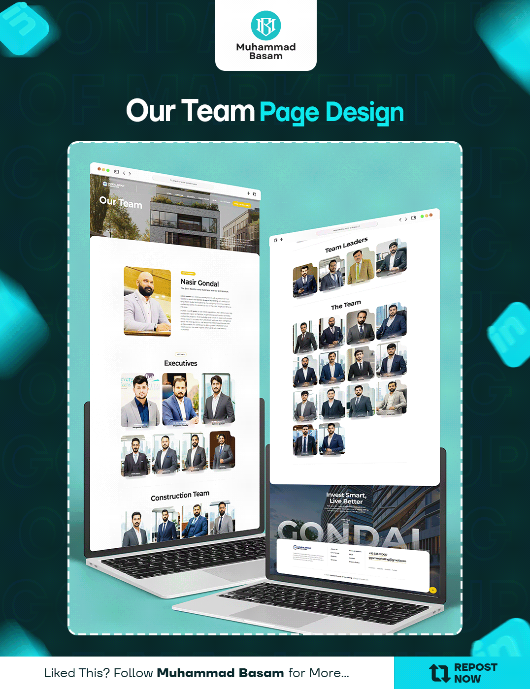 Gondal Group Website Redesign Project Image 3
