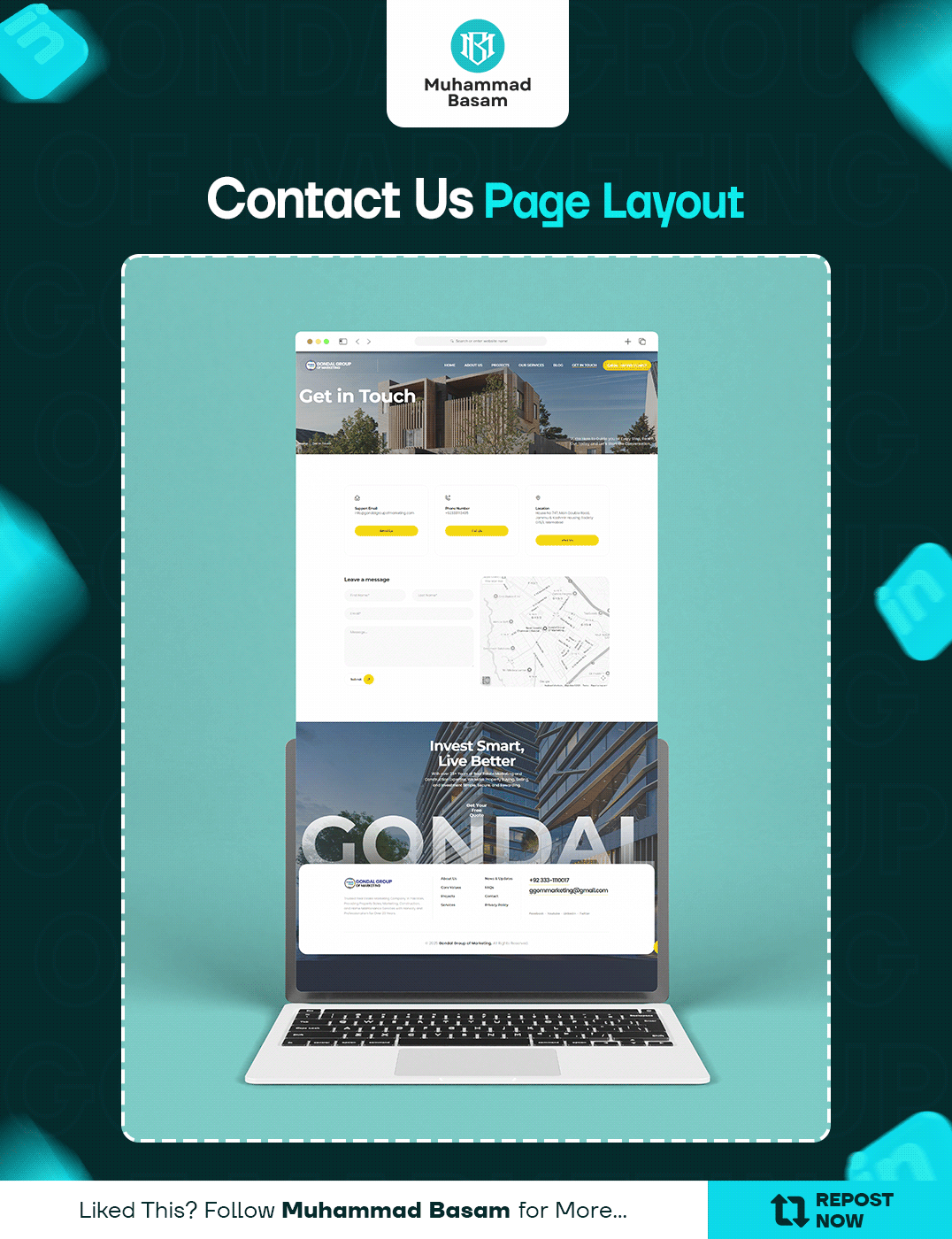 Gondal Group Website Redesign Project Image 4