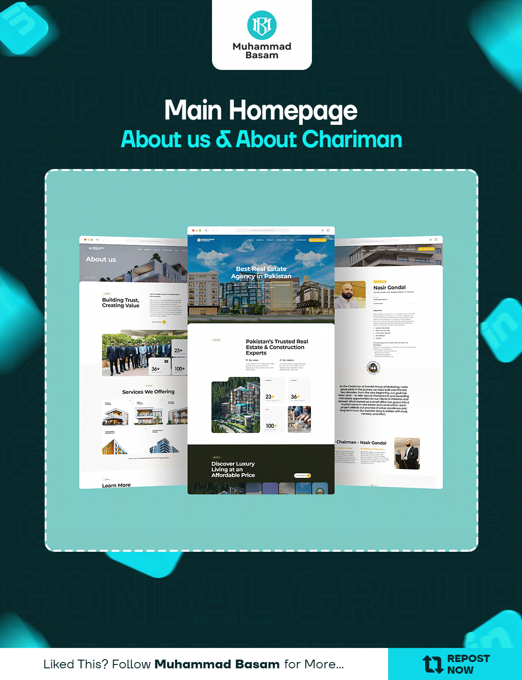 Gondal Group Website Redesign Project Image 5