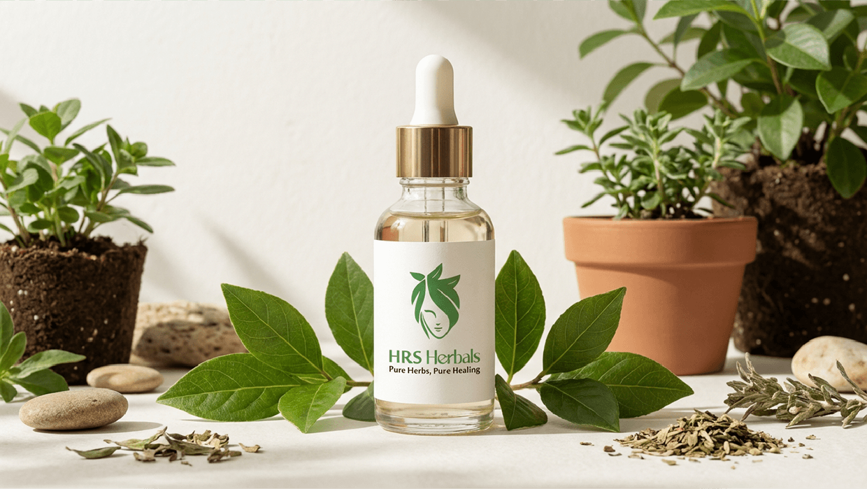 HRS Herbals - LOGO Design Image 6