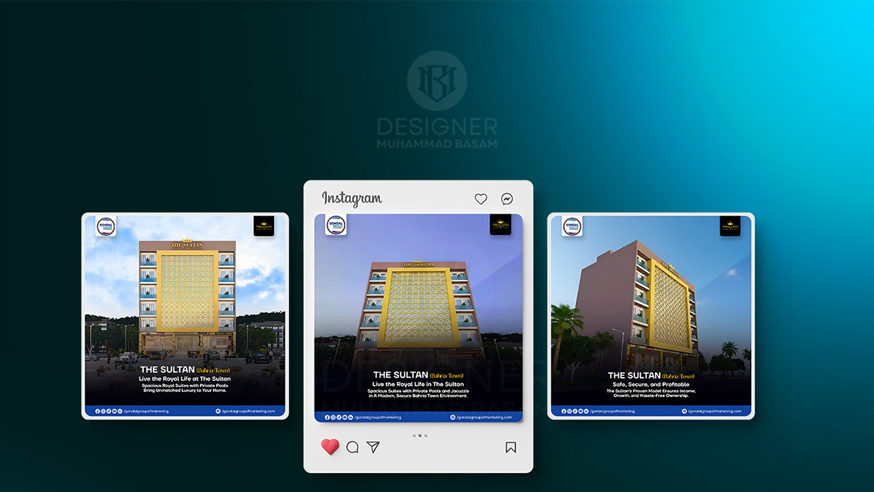 03 Different Designs Sets of SM Posts Design Image 0