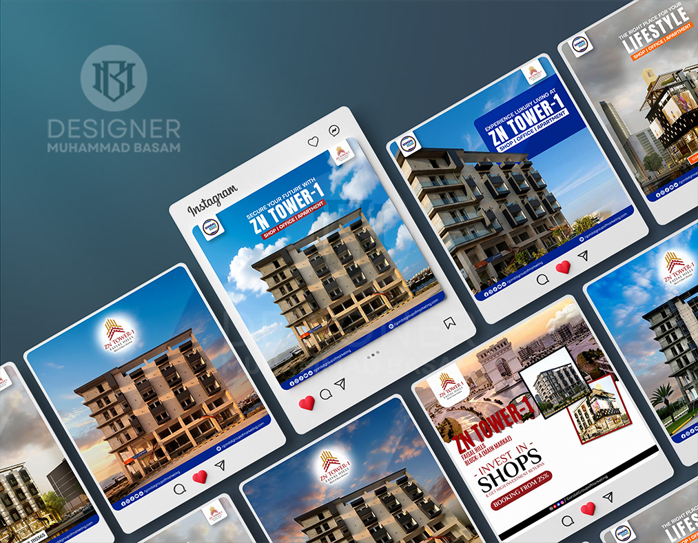 03 Different Designs Sets of SM Posts Designed Image 0