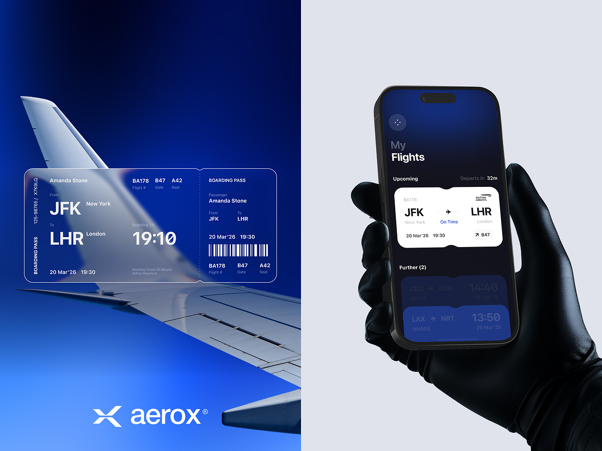 Boarding Pass Mobile Design