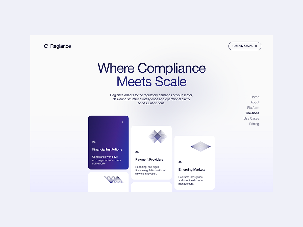 Regulatory Website Design