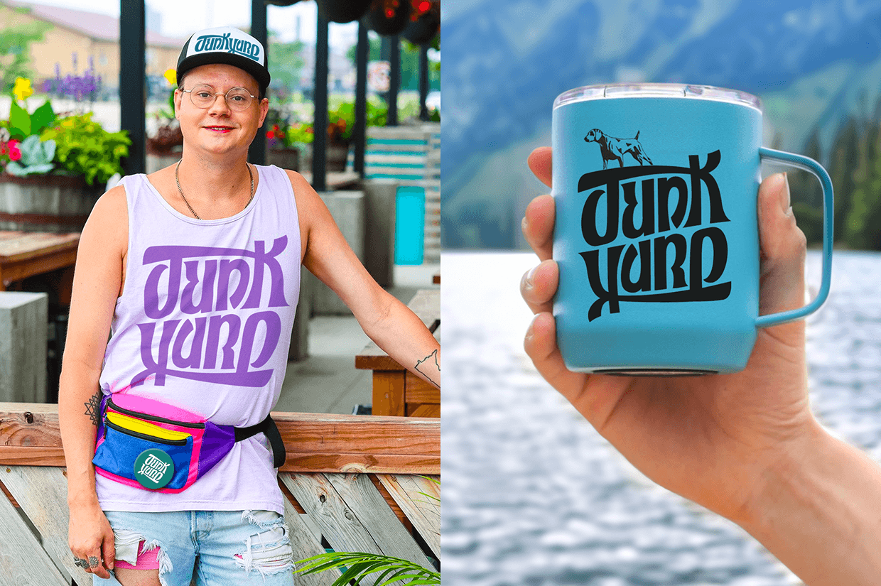 Junkyard Ambigram Logo Image 1