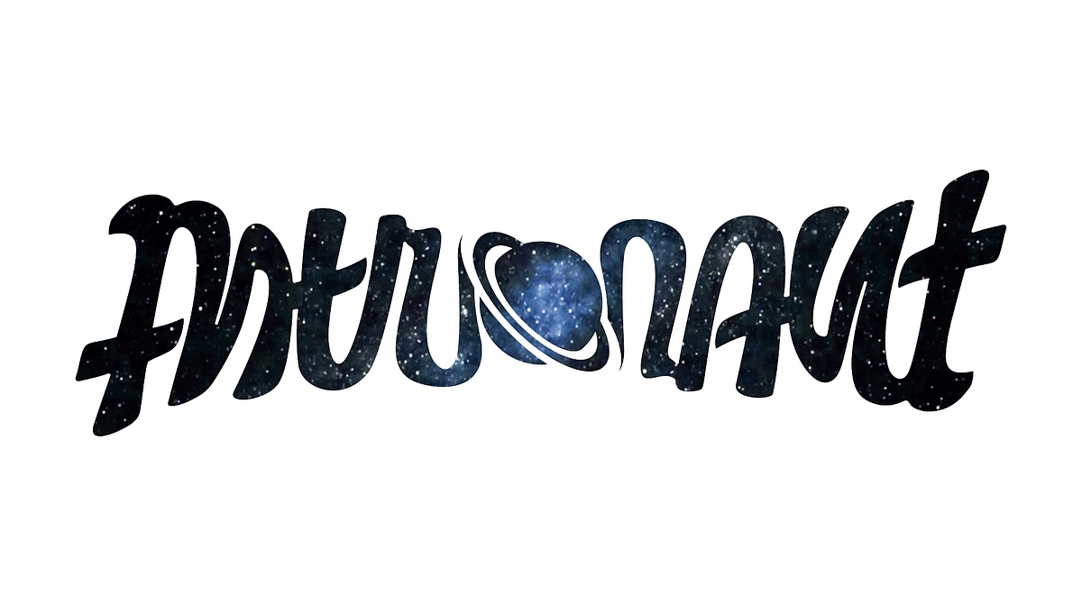 Astronaut Ambigram Logo Image 0