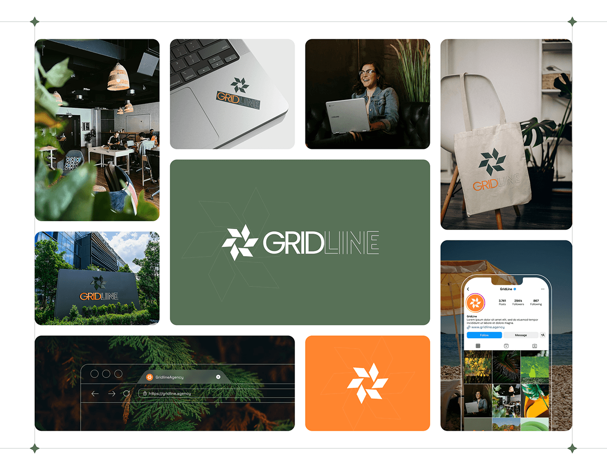 GridLine Brand Identity Image 4