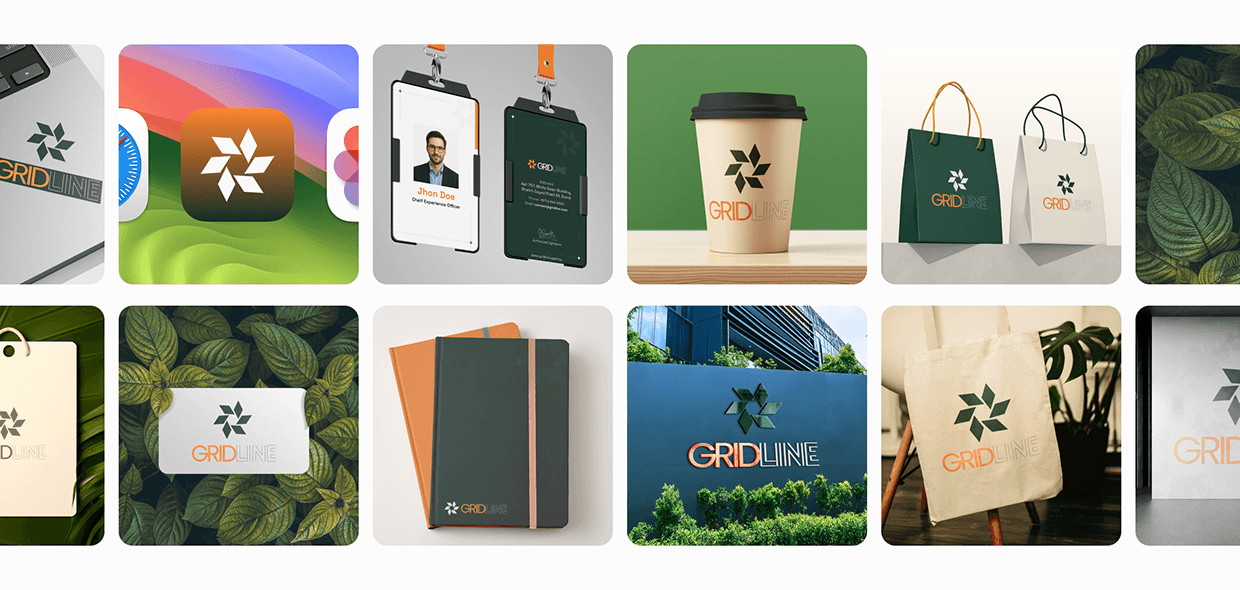 GridLine Brand Identity Image 9