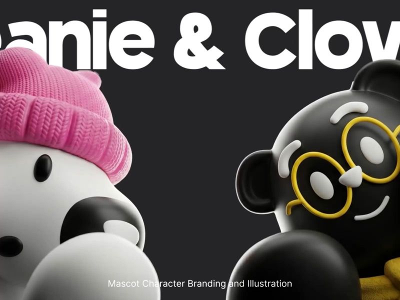 Beanie & Clover - Mascot Branding & Illustration