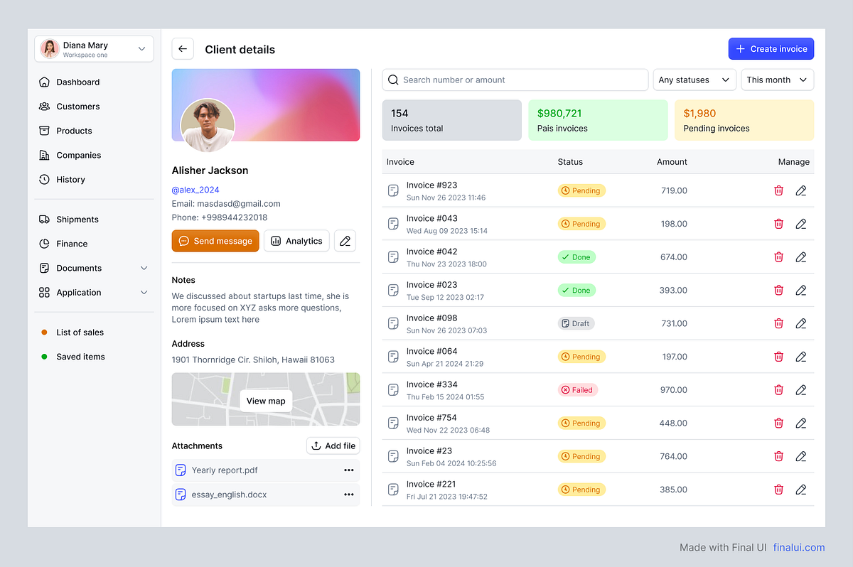 SaaS UI Design Templates Image 0