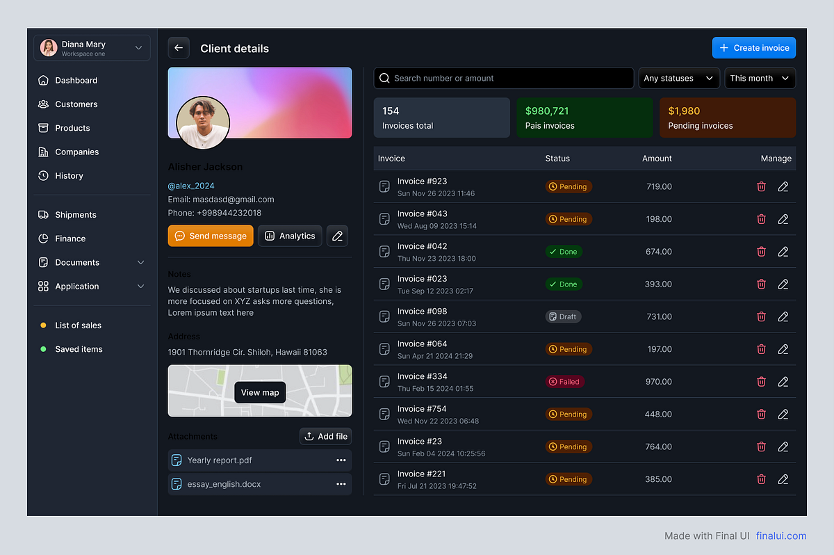 SaaS UI Design Templates Image 1