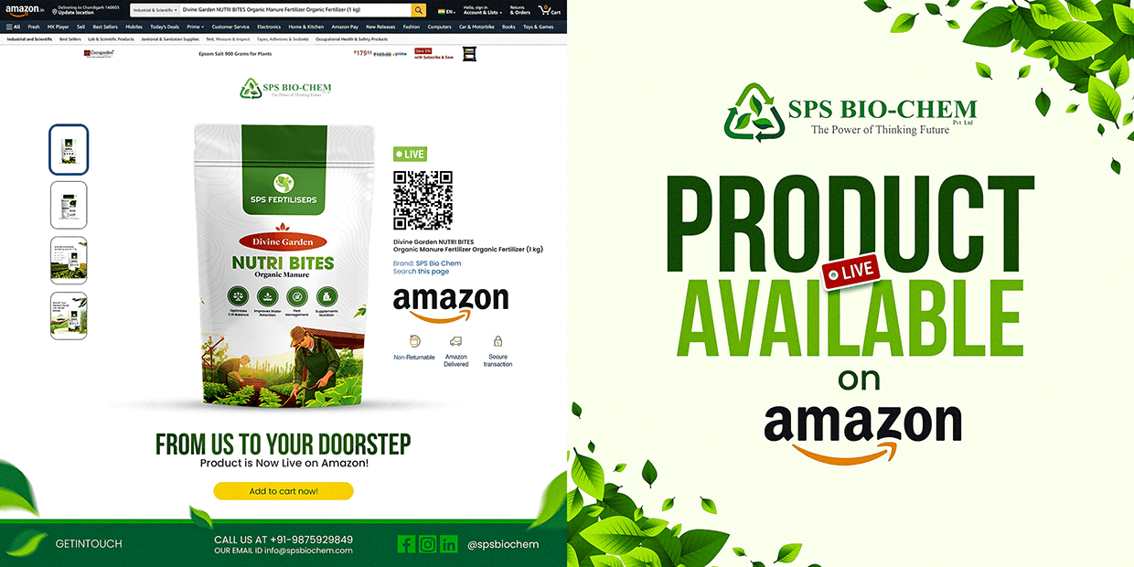 SPS Fertilisers Logo, Product & Social Media Design Image 5