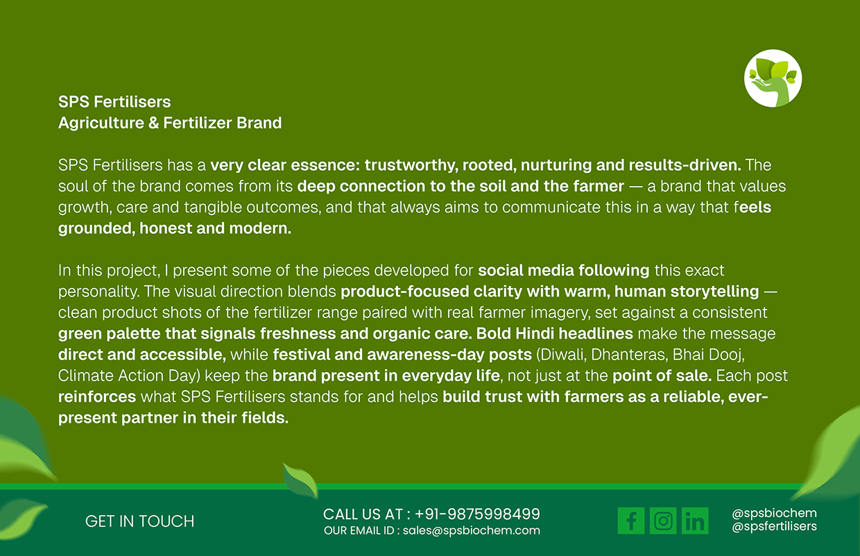 SPS Fertilisers Logo, Product & Social Media Design Image 9