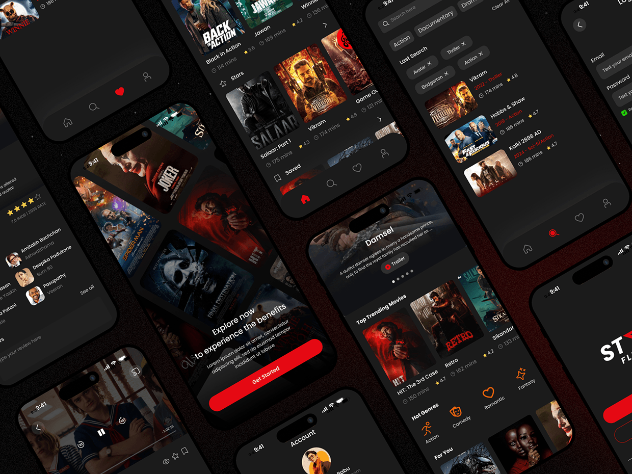 StarFlex - Movie App UI Image 1