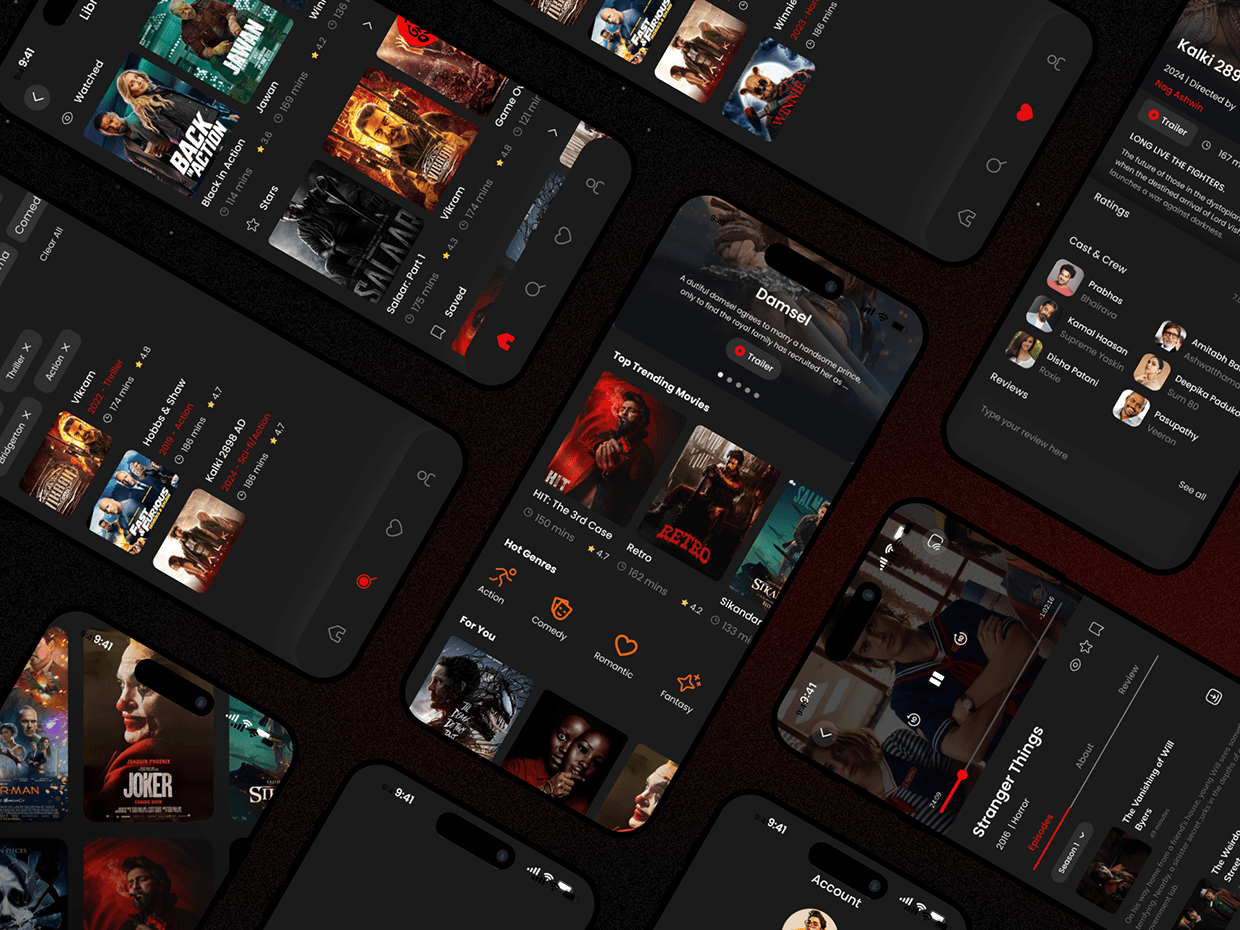 StarFlex - Movie App UI Image 2