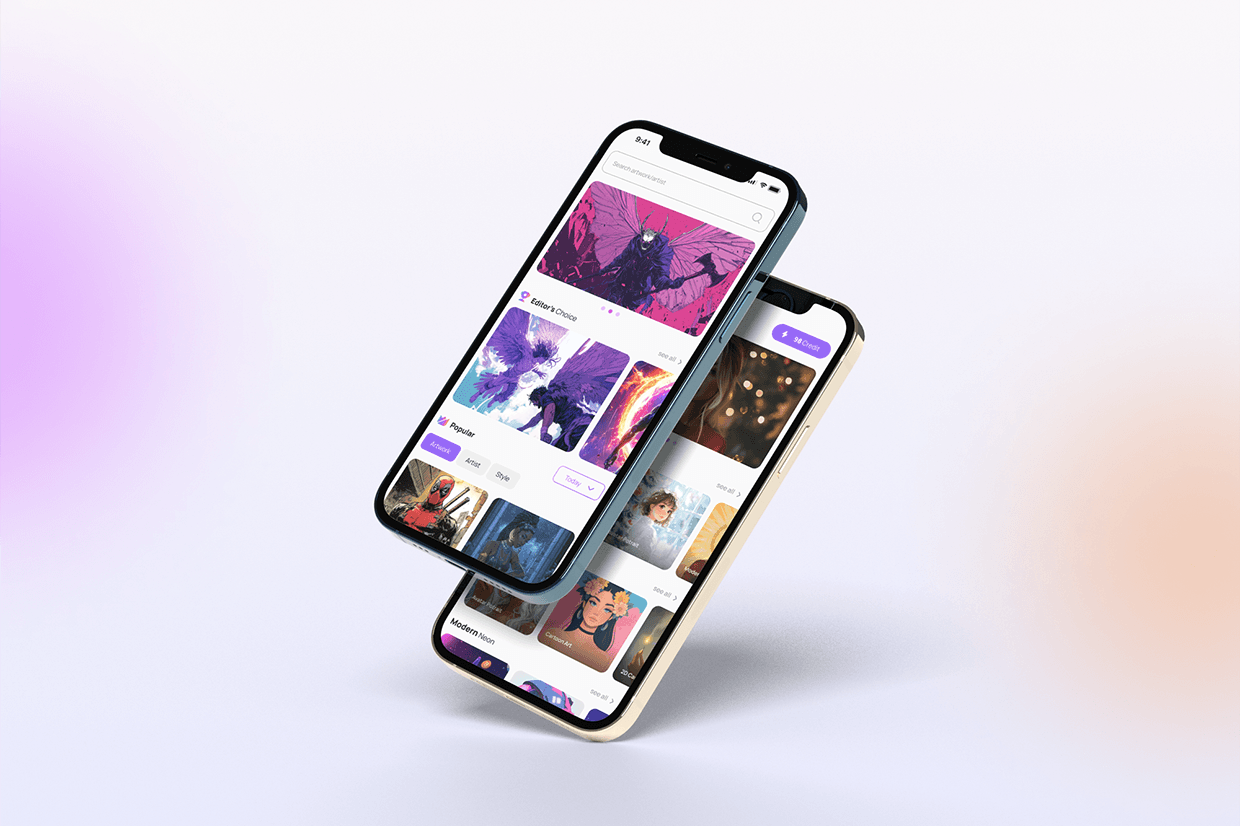 Axion - AI Image Generator App UI Image 2