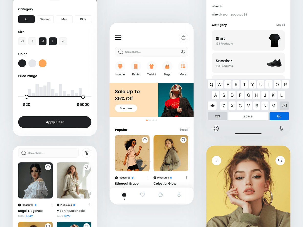 Elegance Fashion – Clothing & Apparel App UI Image 0
