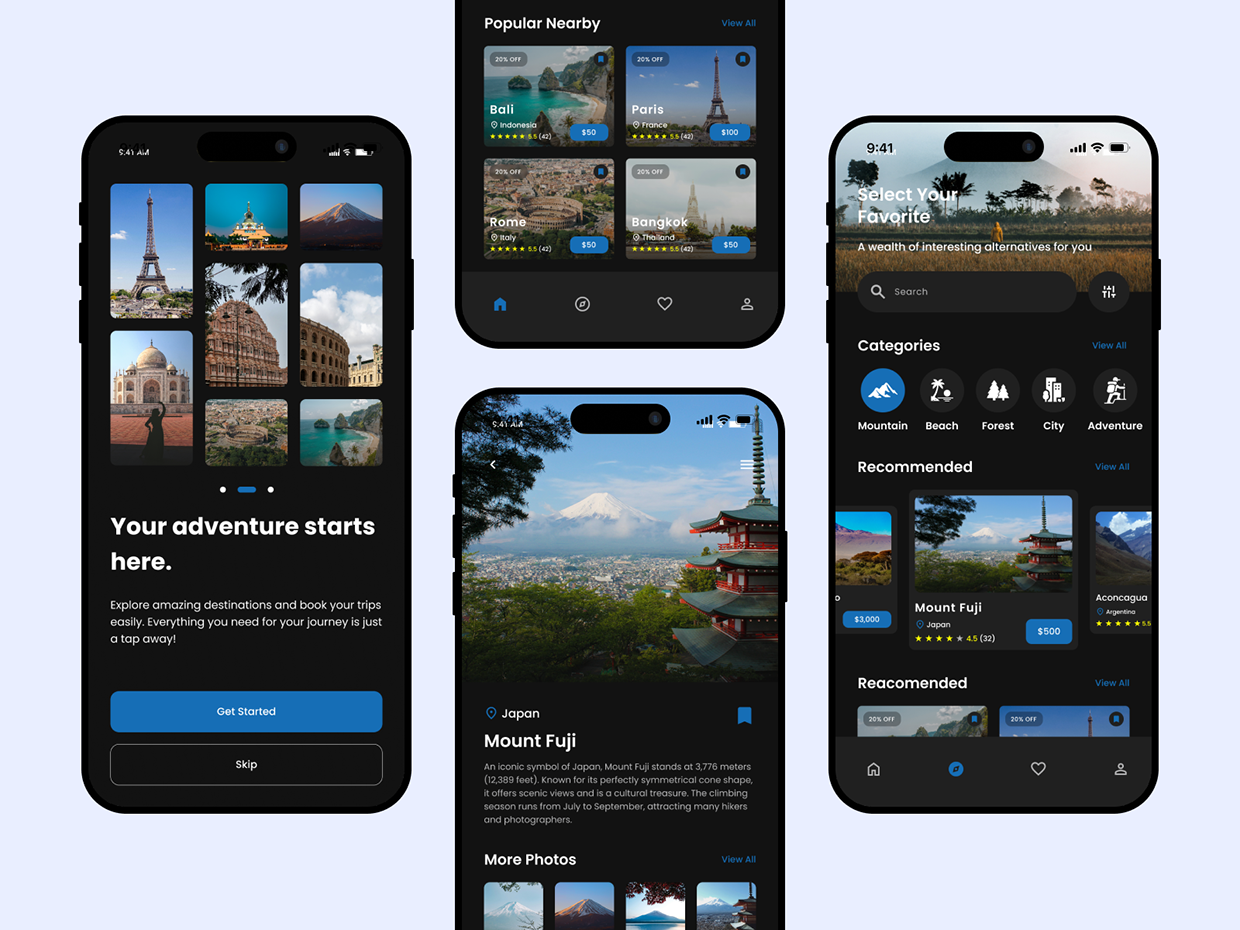 Travelo - Travel & Booking Mobile App Image 0
