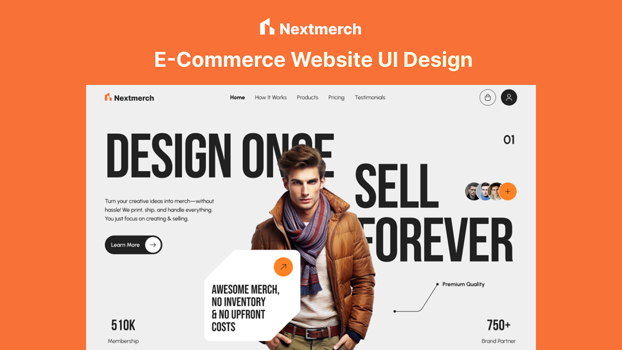 Nextmerch - E Commerce Website