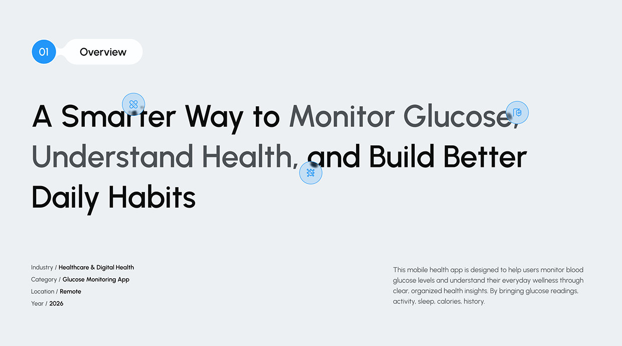 Smart Blood Glucose Monitoring App | Health Tracking Image 0
