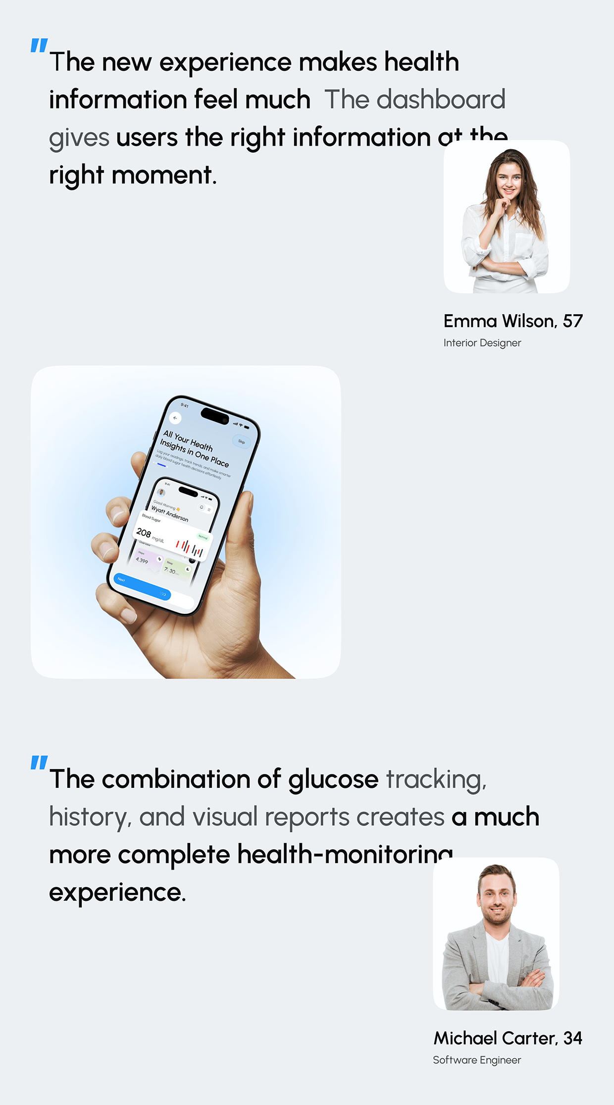 Smart Blood Glucose Monitoring App | Health Tracking Image 10
