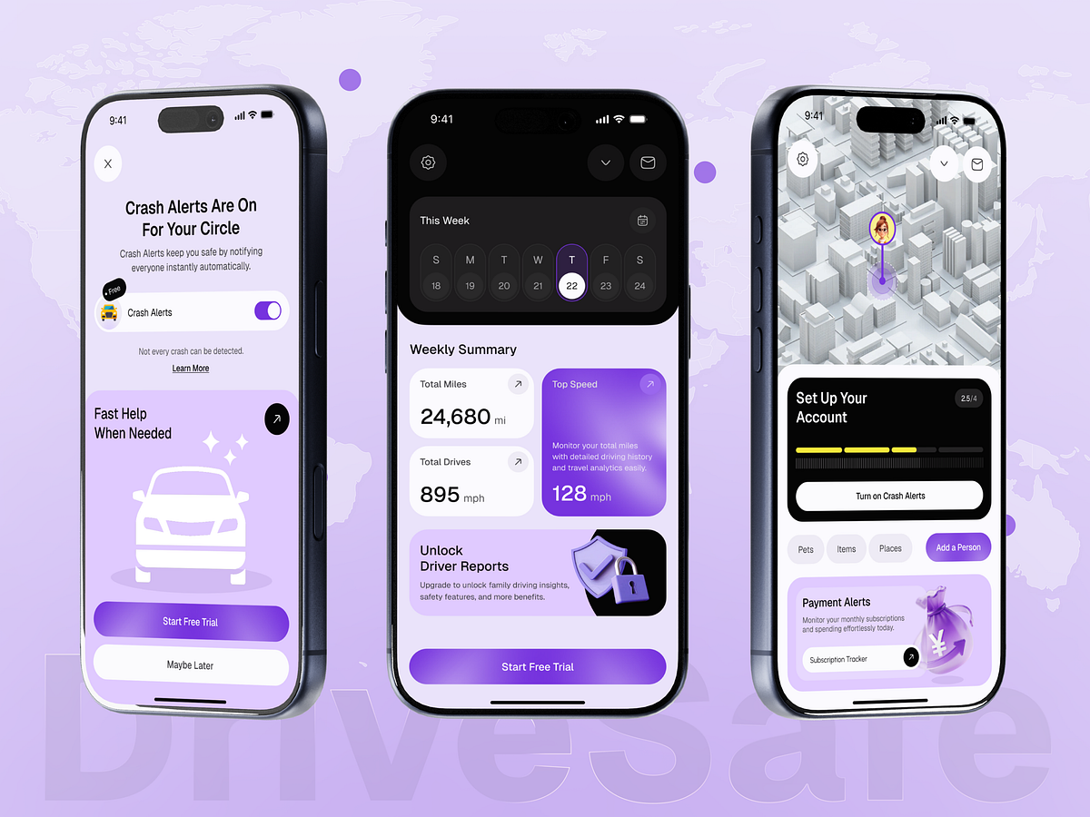 DriveSafe – Family Safety & GPS Car Tracking Mobile App