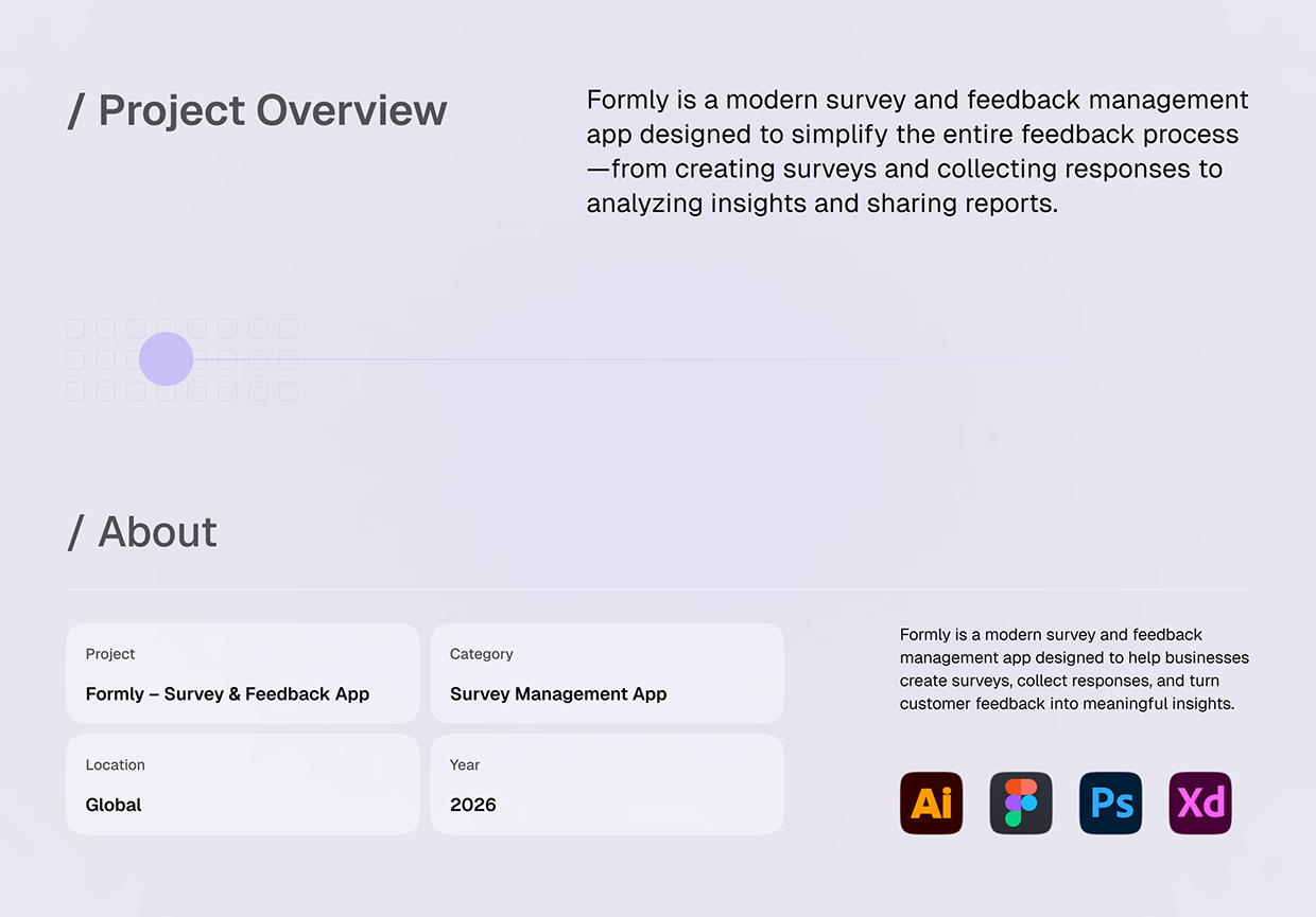 Modern Survey App UI/UX Design Image 0