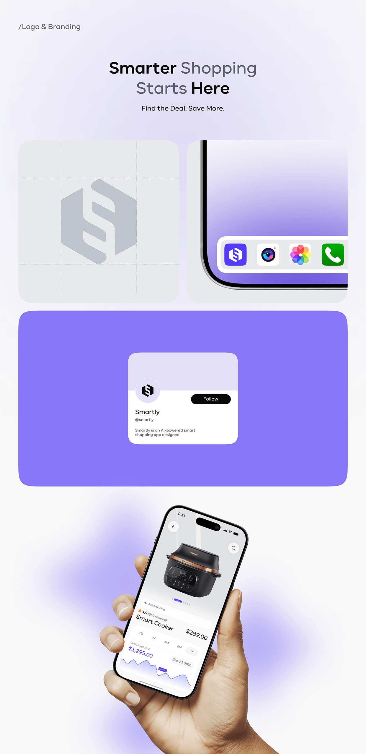 AI Shopping & Price Tracker App UI/UX Design Image 3