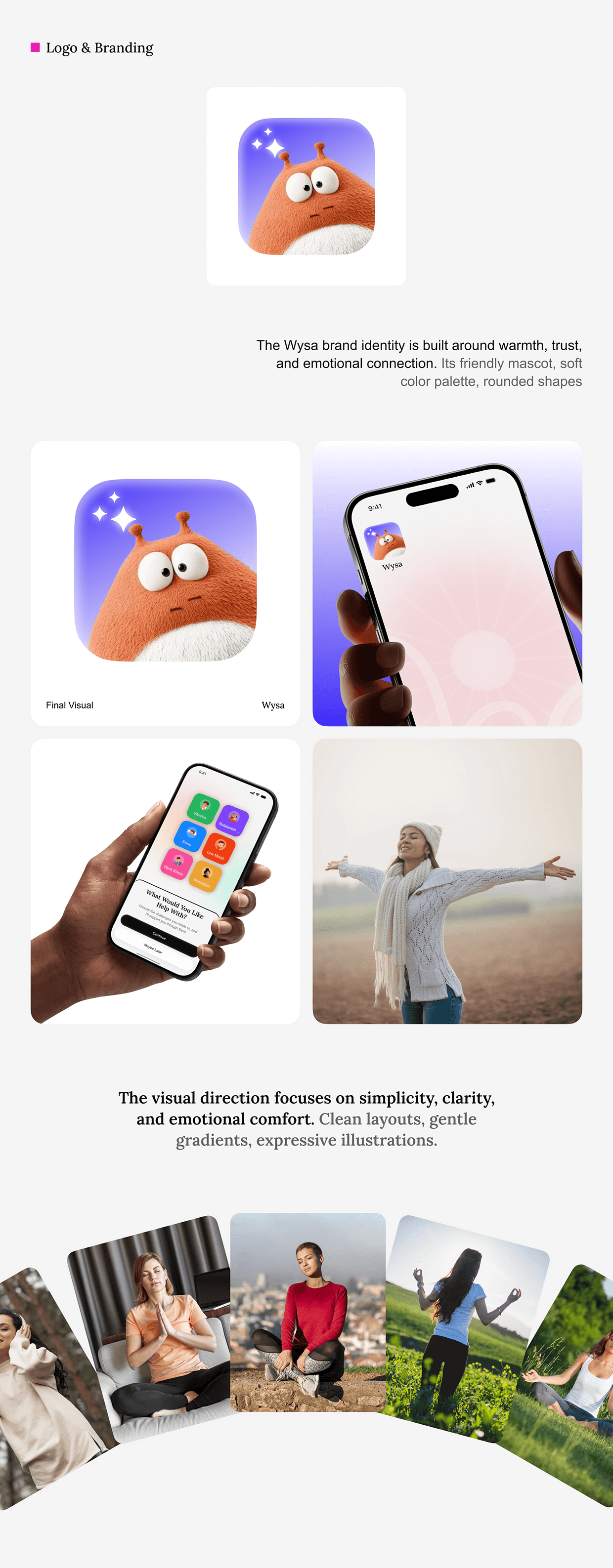 AI Mental Wellness App UI/UX Design Image 3